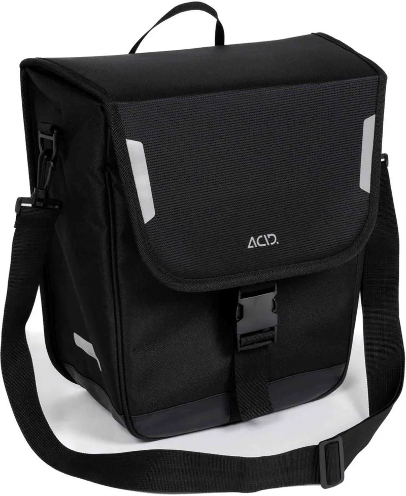 Acid City 15 Classic SMLink Pannier Bag in Black-5